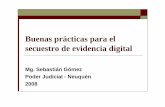 Buenas prácticas para el secuestro de evidencia digital - Sebastian Gomez