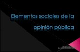 Elementos sociales de la opinion publica