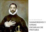 Manierismo y otras escuelas de pintura renacentista