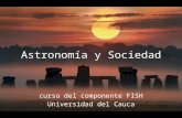 Presentación del curso FISH Astronomía y sociedad