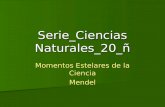 Conocer Ciencia - Biografias - Mendel