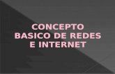 CONCEPTO BÁSICO DE REDES E INTERNET