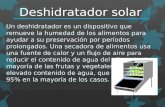 Deshidratador solar, modelos y manual de construccion