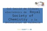 Col.lecció de llibres electrònics de la Royal Society of Chemistry a la Universitat de València