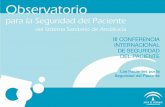 Observatorio para la Seguridad del Paciente del sistema sanitario de Andalucía