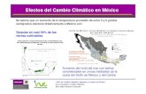 Efectos de cambio climático en mexico