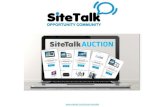Sitetalk auction