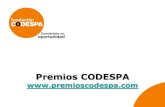 Invitación premios codespa 2014