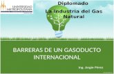 Barreras de un gasoducto internacional