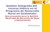 Gestión Integral de los Recursos Hídricos y desarrollo rural en Guatemala
