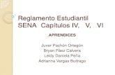 Reglamento Institucional SENA Cap. 4 al 6
