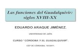 Las funciones del Guadalquivir