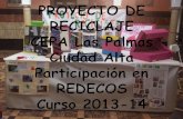 PROYECTO DE RECICLAJE - CEPA LAS PALMAS CIUDAD ALTA - PARTICIPACIÓN EN REDECOS