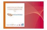 It txartela 2014 Certificacion conocimientos tic - it card