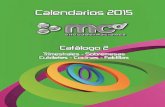 Catálogo Calendarios Vol2 2015 MCD Encuadernaciones