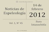 Noticias de espeleología 20120214