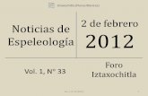 Noticias de espeleología 20120202