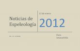 Noticias de espeleología 20120112