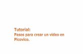 Pasos para crear un Video en Picovico