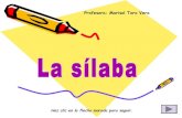 Clasificacion de las palabras por silabas