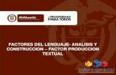 Factores del lenguaje   produccion textual