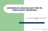 Urgencia vascular en cirugia general