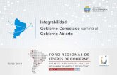 Exposición realizada en el V Foro Regional de Líderes de Gobierno - Buenosa Aires 12-08-2014