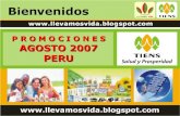 Promociones Agosto 2007 PERU