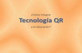 Tecnología QR para las aulas