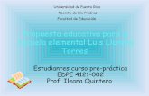 Propuesta Educativa Para La Escuela Elemental Luis Llor%E9ns97 2003(Otravez)