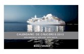 Calendario Silversea 2013