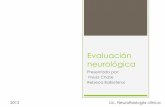 Evaluación neurológica 2012