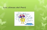 Los climas del perú