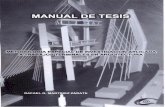 Manual De Tesis   MetodologíA Especial De InvestigacióN Aplicada A Trabajos Terminales En Arquitectura