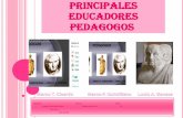PRINCIPALES PEDAGOGOS