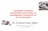 Sociedades cientificas para impulsar la investigación y publicación en las universidades