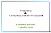 CampañAs Publicas Y Cambio Social.