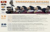 Programa Oficial del 25 aniversario de las Fiestas de Carthagineses y Romanos