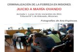 Juicio a María Ovando - Día 1. Fotografías de Ana Espinoza