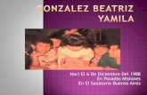 Gonzalez beatriz yamila