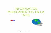 Informacion  medicamentos en la web