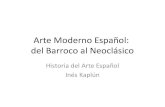 Arte moderno español: del Barroco al Neoclásico