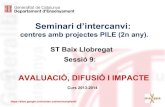 Seminari PILE 2n any Baix Llobregat sessió 9