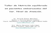 Manejo de la Nutricion Equilibrada para la mujer gestante en 1er. nivel de atención