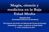 Magia, ciencia y medicina en la Baja Edad Media