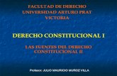 2-26. Derecho Constitucional. Las Fuentes II