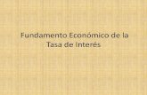 Fundamento Economico De La Tasa De Interes(1)
