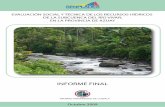 Inventario hídrico del Rio Vivar
