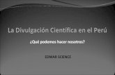 La divulgación científica en el Perú