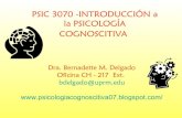 Introduccion a la psicologia cognitiva